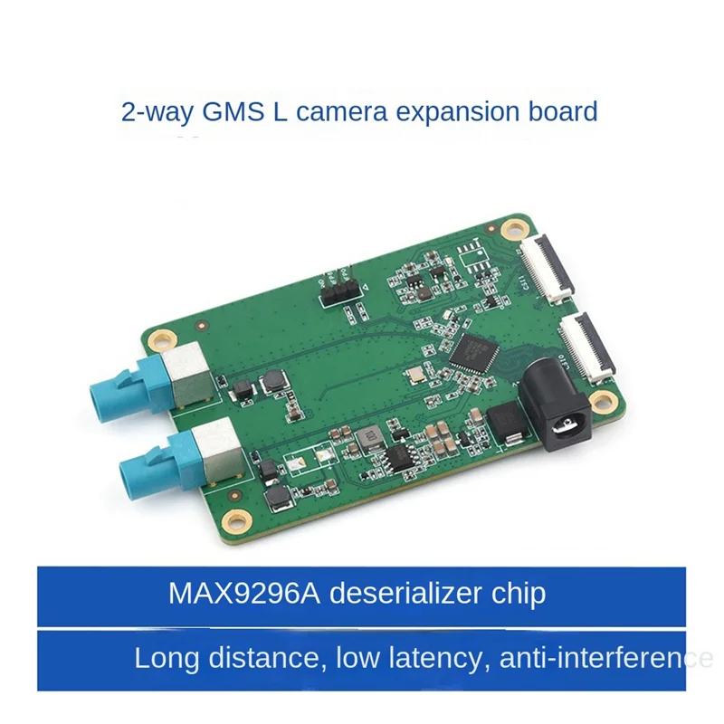 Placa de expansão edt, placa de expansão de câmera gsml de 2 canais com chip de deserialização max9296a para placas principais jetson orin
