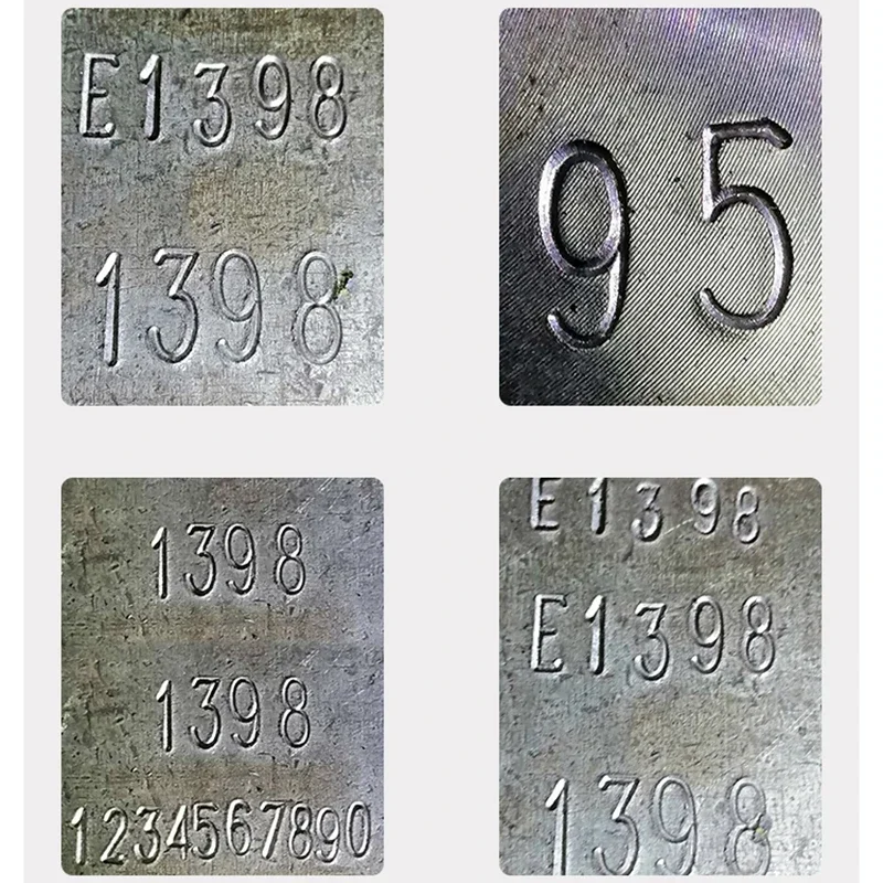 Pneumatic Impact Marking Machine for Metal Plate Coder Marker with 0-9 Numbers and 2 Alphabet Characters Customizable