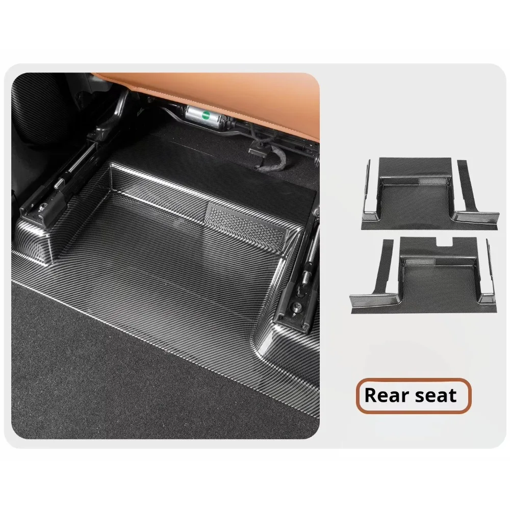 For iCAR V27 ICAUR V27 2026 ABS Front Seat Slide Rail Cover Seat Track Kick Guard Protector Panel Interior Trim Accessories