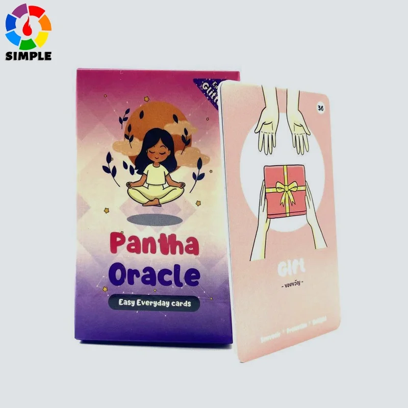 

Pantha Oracle Card Tarot Prophecy Divination Deck Beginners Card Fortune Telling Game