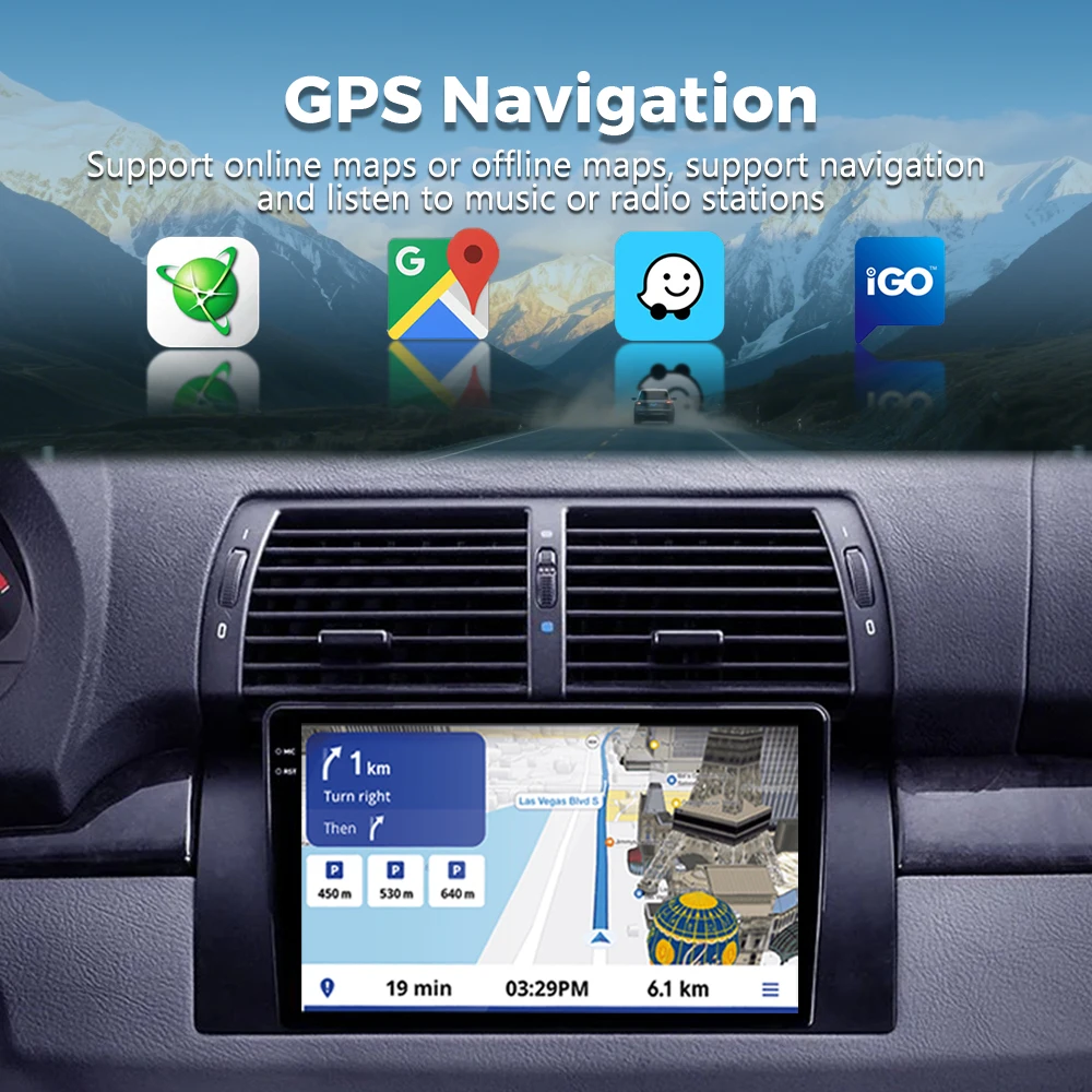 أندرويد 15 Carplay السيارات 2K شاشة راديو السيارة مشغل وسائط متعددة لسيارات BMW 5 E39 1995-2003 E53 X5 M5 2din Autoradio وحدة رئيس ستيريو
