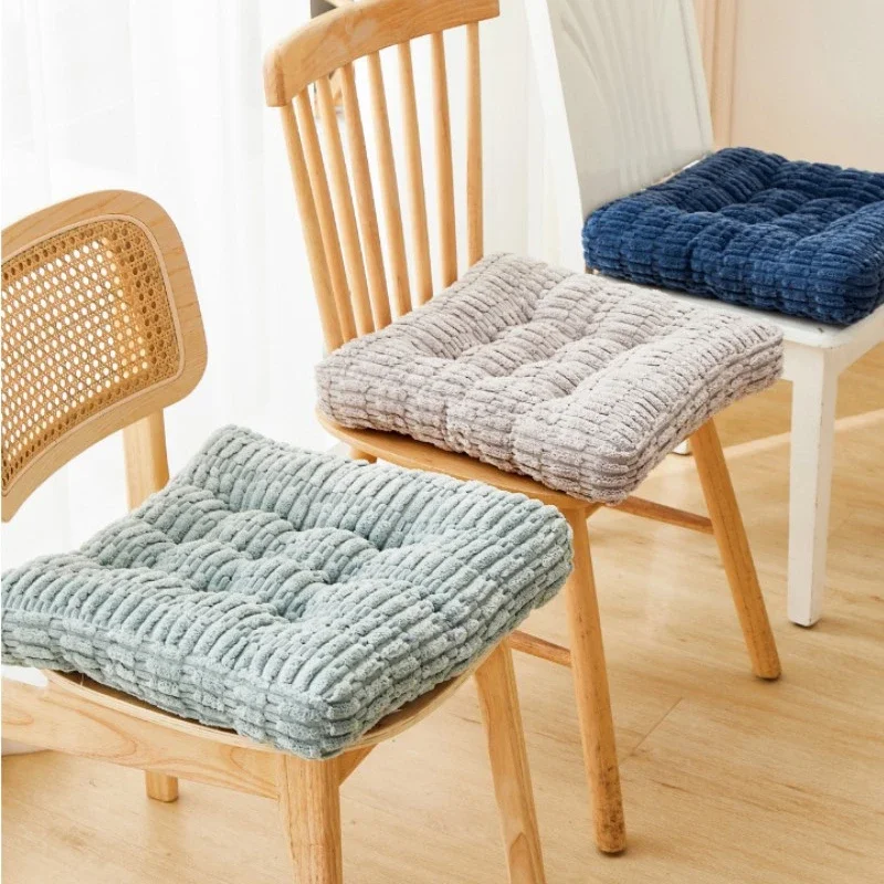 

Corduroy Warm Cushion Soft Cushion Chair Cushion Square Chair Mat Student Office Work Seat Pads Household Dining Sofa Cushions