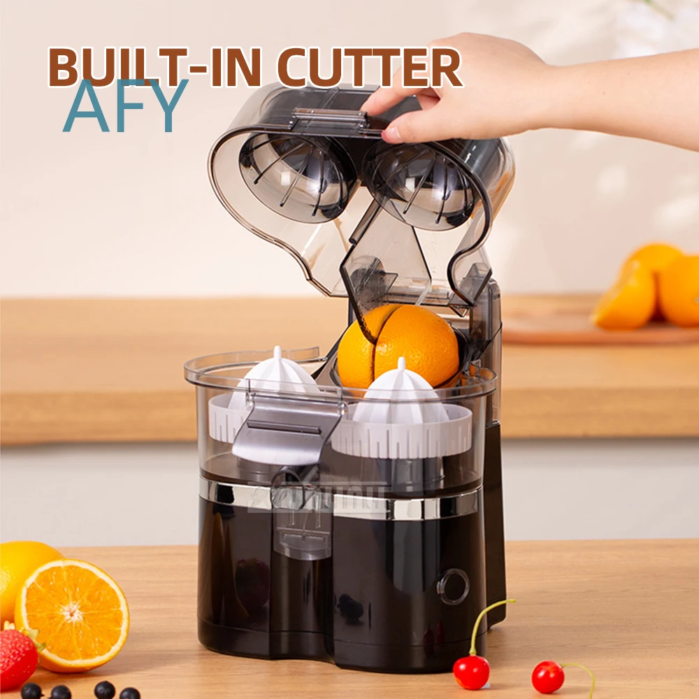 Double Head Electric Juicer for Home Use Automatic Slag Separation Blender Juice Extractor for Fruits Vegetables Smoothies