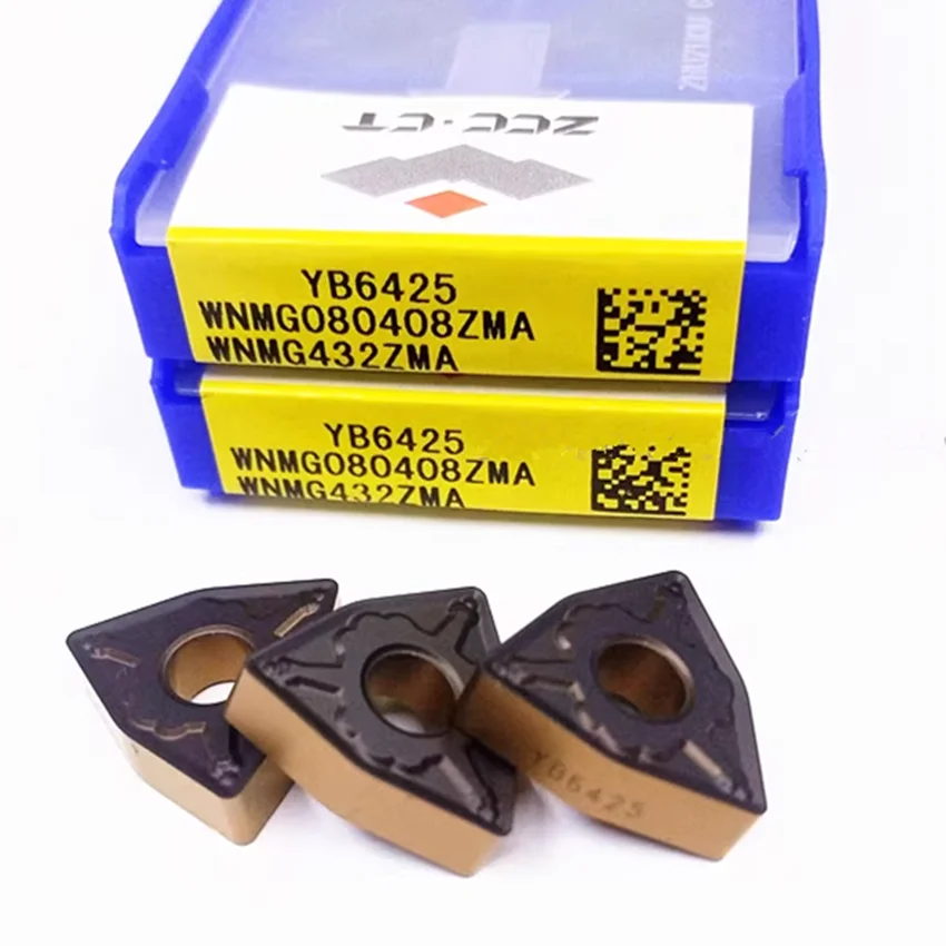 

WNMG080404ZMA YB6425/WNMG080408ZMA YB6425/WNMG080412ZMA YB6425 ZCC.CT CNC blade carbide inserts turning tools inserts 10pcs/box