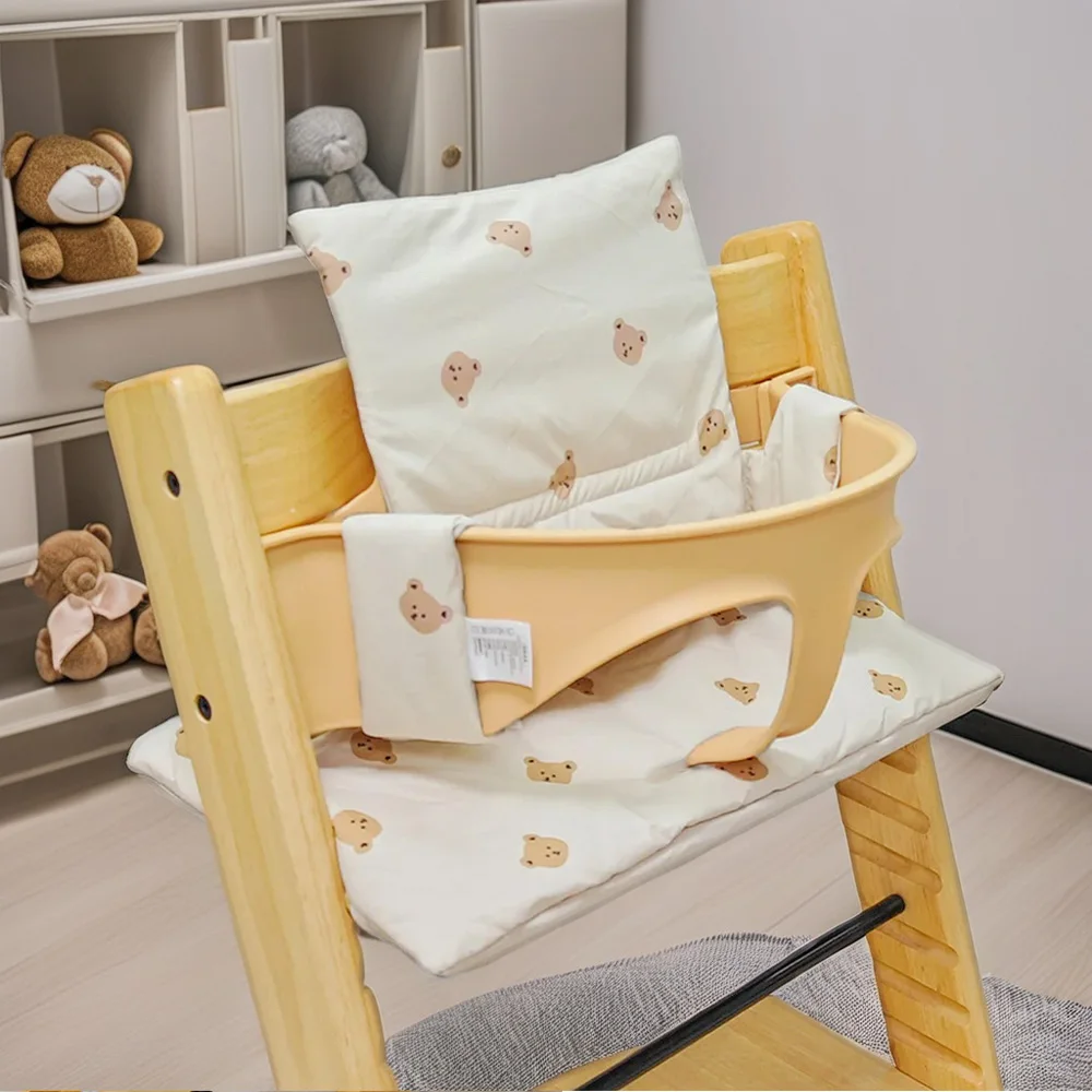 Baby Dining Chair Animals Cushion, Anti-cold and Non-slip Cartoon Cushion When Going Out, Baby Dining Chair Accessories