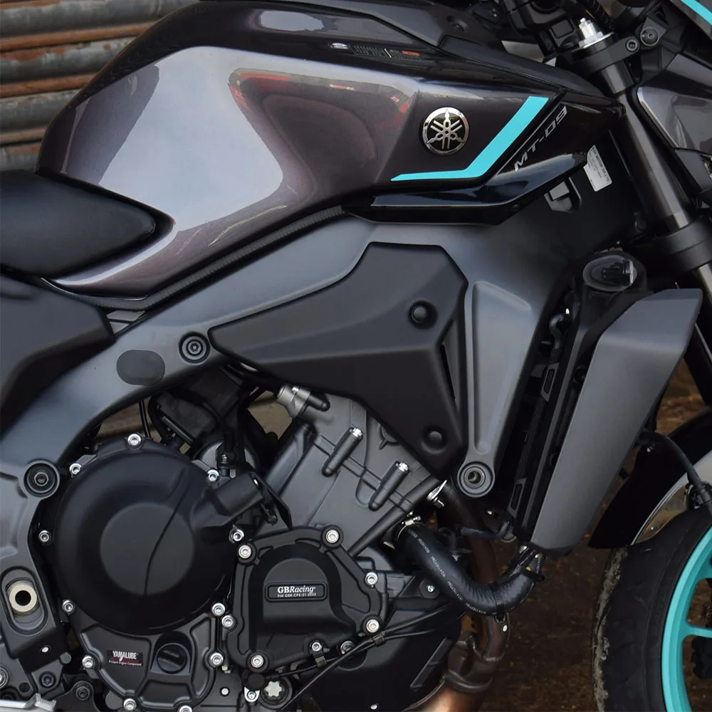 لياماها MT-09 MT-09 SP 2024-UPMotorcycle الخلفية/الجبهة إنفيل لوحات جانبية يغطي الإطار الجانبي لوحة الحرس حامي هدية غطاء #3