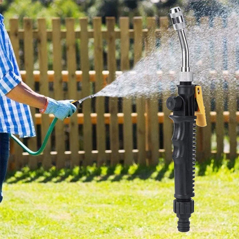 High Pressure Water Gun Pressure Washer Garden Watering Stick Spray Stick Stainless Steel Spray Multi Function Water Gun