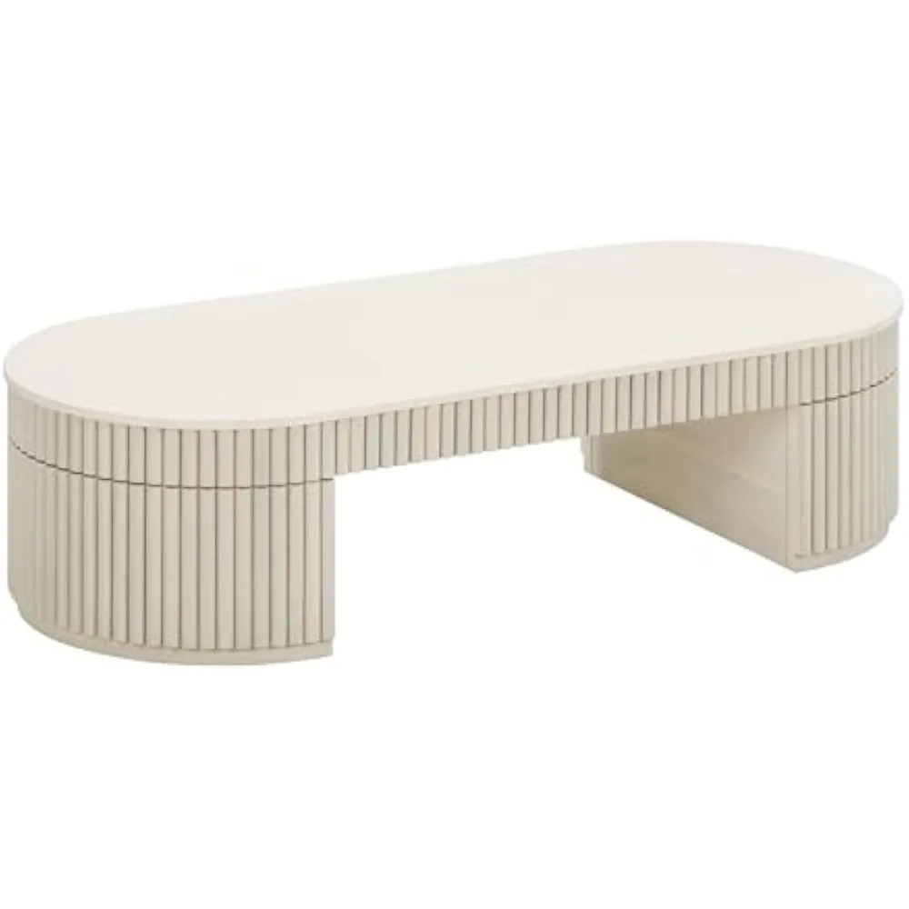 

Furniture Bella Cream Oval, coffee table