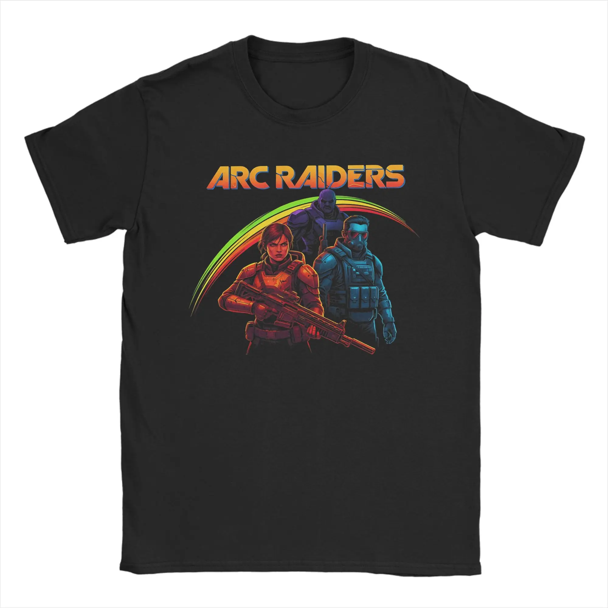 Arc Raiders Game Pure Cotton T Shirt For Men's Summer  Y2K Retro T-Shirts O Neck Harajuku Tees Big Size Dropshipping Clothing