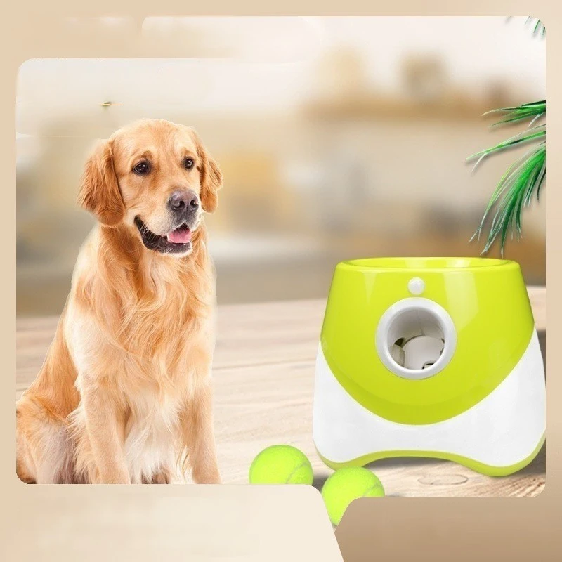 Pet Tennis Launcher Automatic Throwing Machine Pet Outdoor Toy Ball Dog Walking Dog Toy