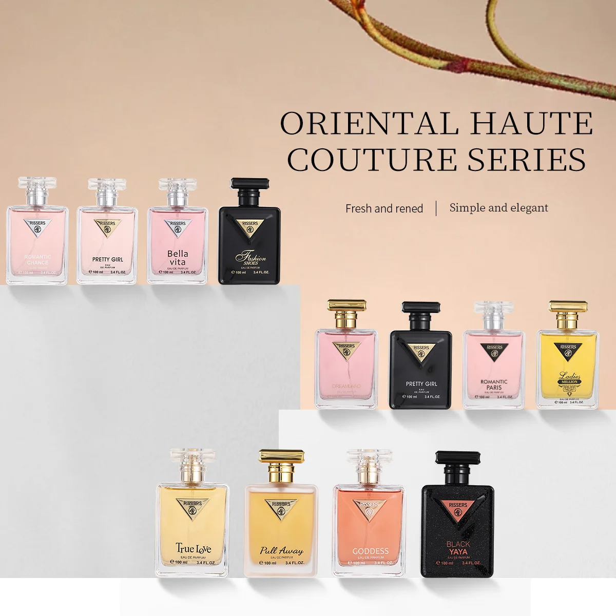 

Cross-border hot-selling women's perfume, new manufacturer wholesale flower and fruit perfume lasting perfume