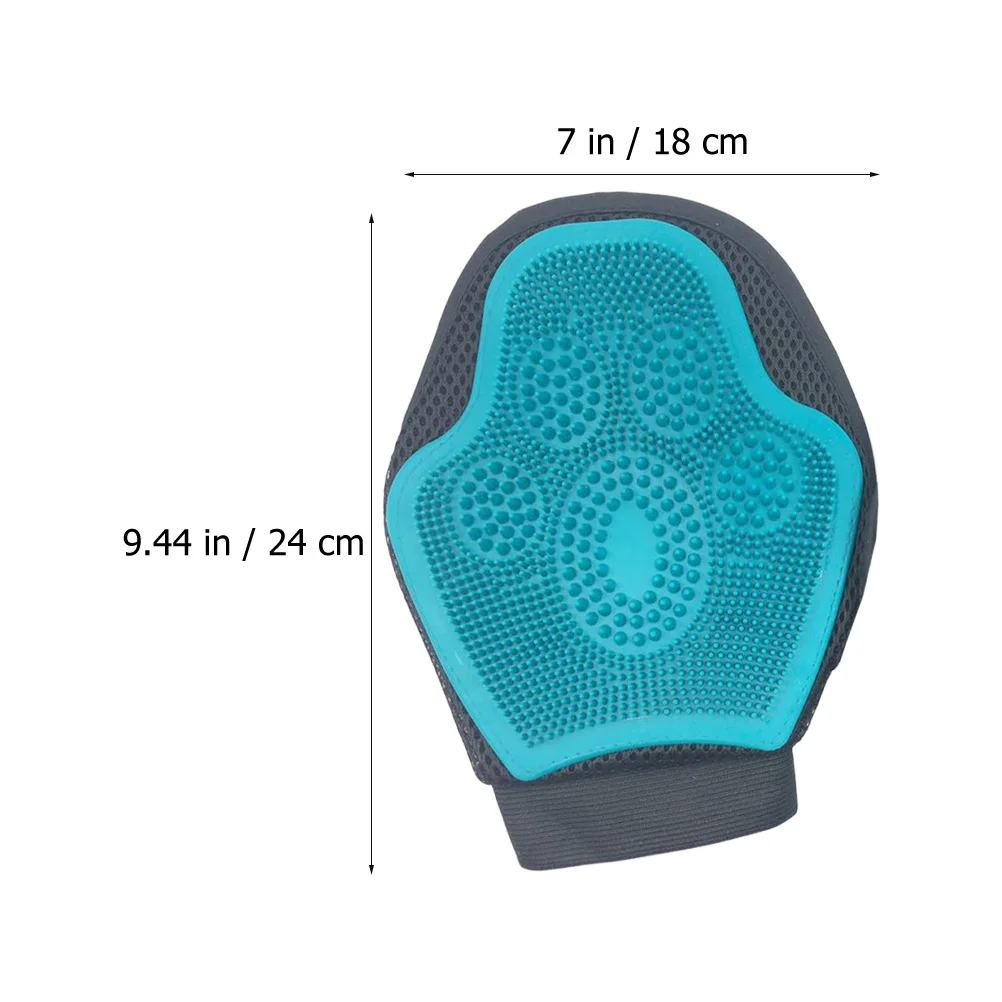 

Pet Grooming Glove Double-Sided Massage Brush For Cats Dogs Hair Remover Bathing Tool Puppy Cleaning Supply Cat Dog Brush