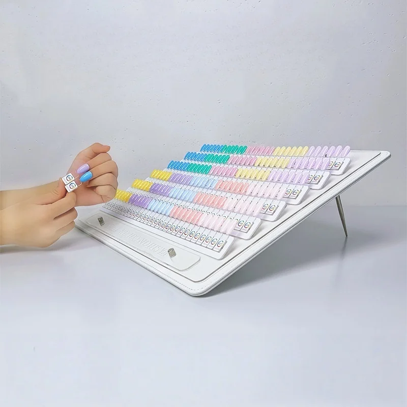 Inclined Style 120/180  Removable Acrylic Nail Art Display Chart