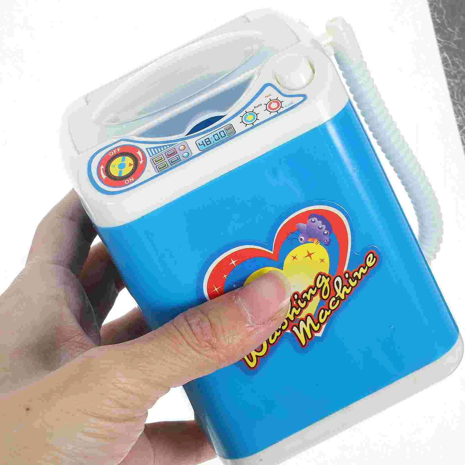 Simulation Washing Machine Kids Appliances Plaything Educational Toy Child Laundry Toys Puzzle Playing House Prop Abs Funny