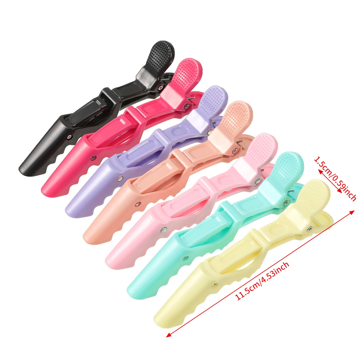 6pcs Women Hair Clips Non-Slip Hairpin Barber Hairpins Bangs Hairpin Hairdressing Clips Alligator Claw Clamps Hair Accessories