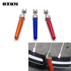 OTOM Motorcycle Universal Spoke Wrench Second Generation Bicycle Mountain Bike Wheel Rim Spoke Adjuster Spanner Repair Tool Set