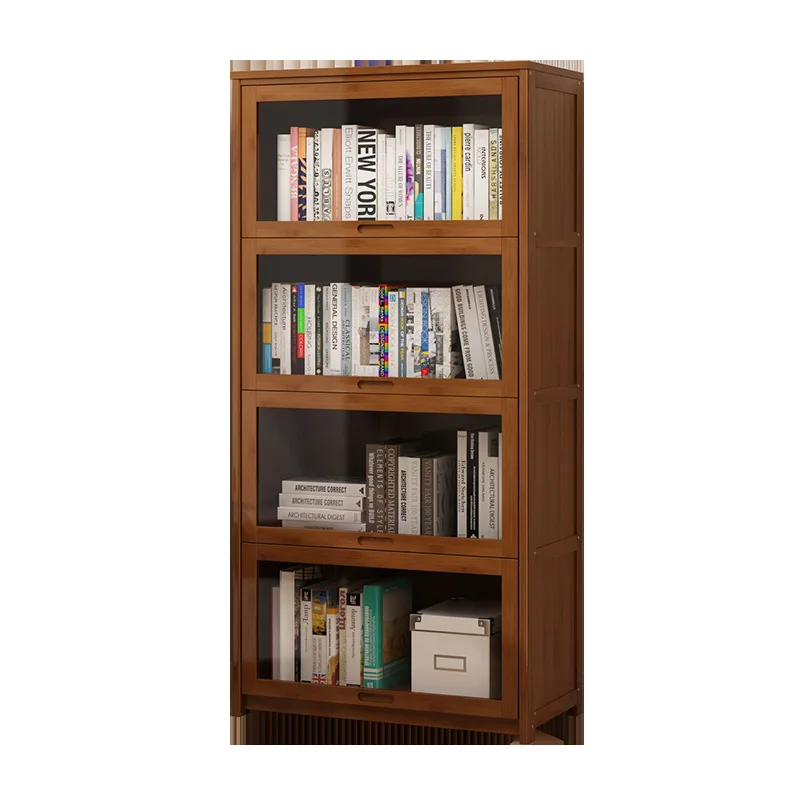Thickened bookshelf shelf Floor-to-ceiling Multi-layer desktop children's storage shelf Living room simple display storage rack