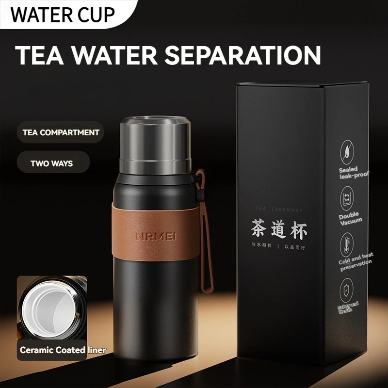 800ML Insulated Tea Cup Tumbler Water Thermos Vacuum Bottle Office and Home Keep Cold And Hot Double Wall Flask