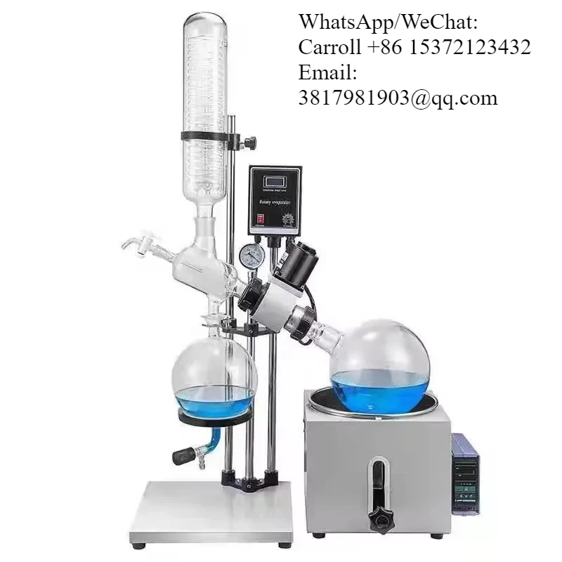 

Lab 1 2 3 5 10L Explosion Proof Double Dual Condenser Vacuum Distillation Extraction Rotary Evaporator Rotovap Rotavap