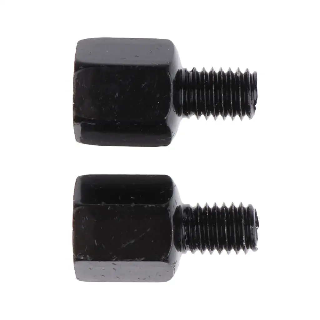 Positive Reverse Thread Screw 8mm Rearview Mirror Bolt Black Steel for Scooter Accessories and Bikes
