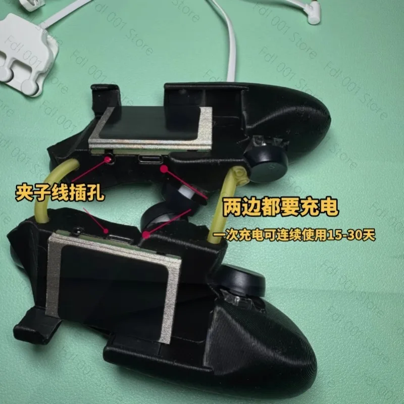 For Mobile phone special six 6 keys eight 8 fingers  artifact auxiliary physical button pressure gunner game peace cf dark night