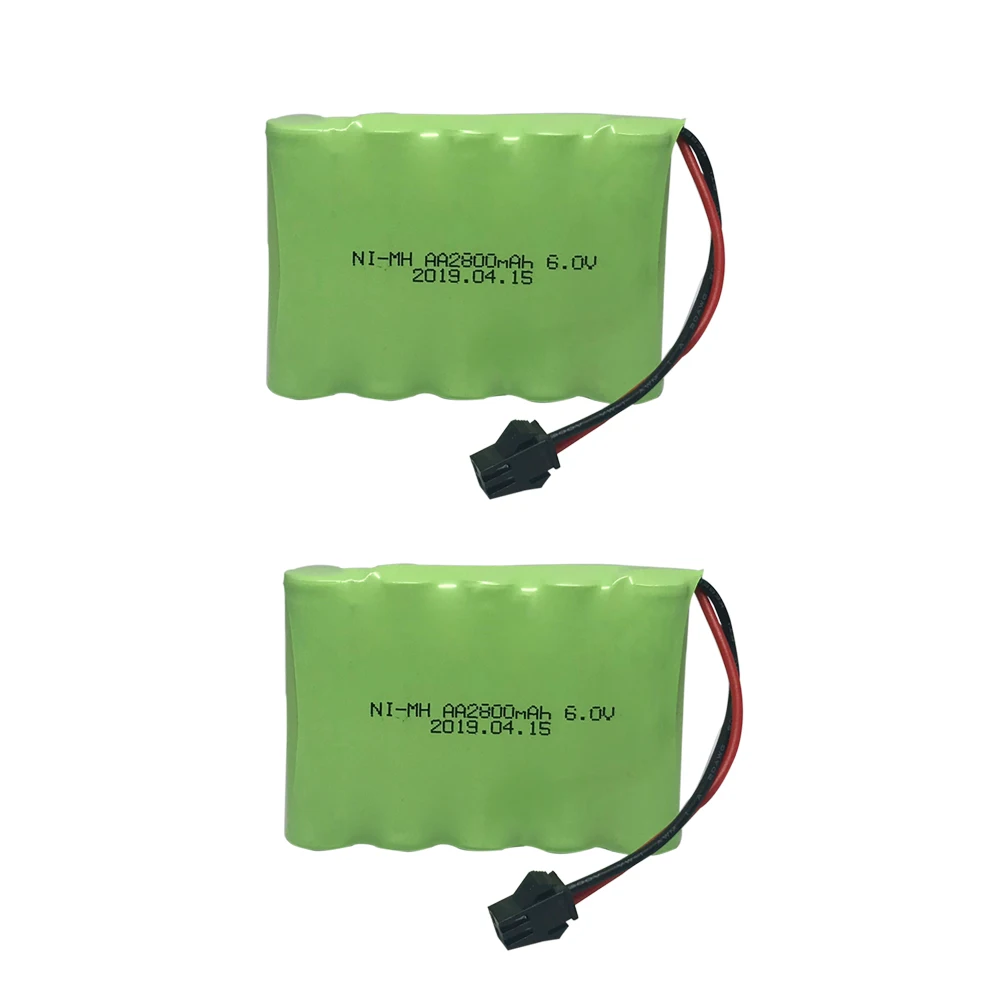 2PCS/lot 6V 2800mAh Remote Control Toys Electric toy security facilities electric toy AA battery 6 v 2800mah NIMH battery group