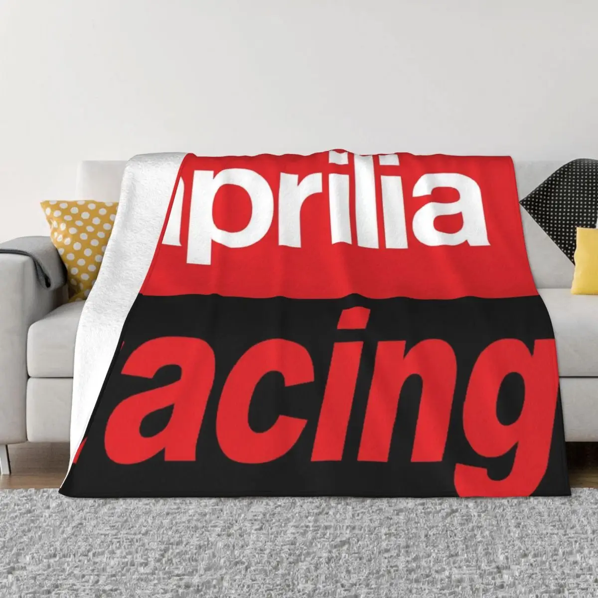 Aprilia Racing 62 Quilt Bed Blankets Custom Blanket Personalized Throw Blanket