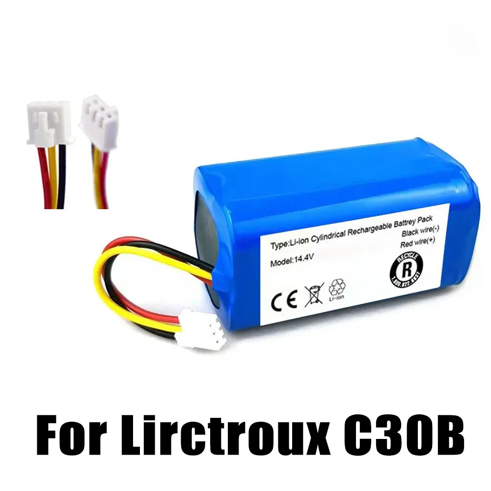 

100%.Original(For C30B)Battery for.Lirctroux.C30B.Robot.Vacuum.Cleaner.14.4V. 6800mAh,/12800mAh/9800mAh/ lithium cell,