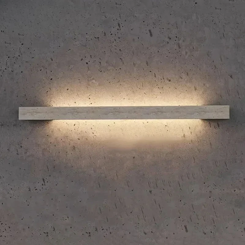 Yellow Cave Stone Creative Simple Wabi Sabi Wind Wall Lights Homestay Designer Villa Nordic Outdoor Waterproof Courtyard Lamps