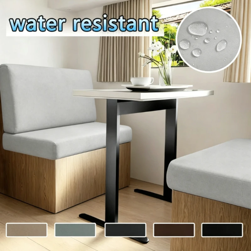 Set/2PCS Waterproof RV Dinette Cushions Covers Stretch Couch Cover Booth Seat Covers Camper Car Bench Backrest Sofa Cover