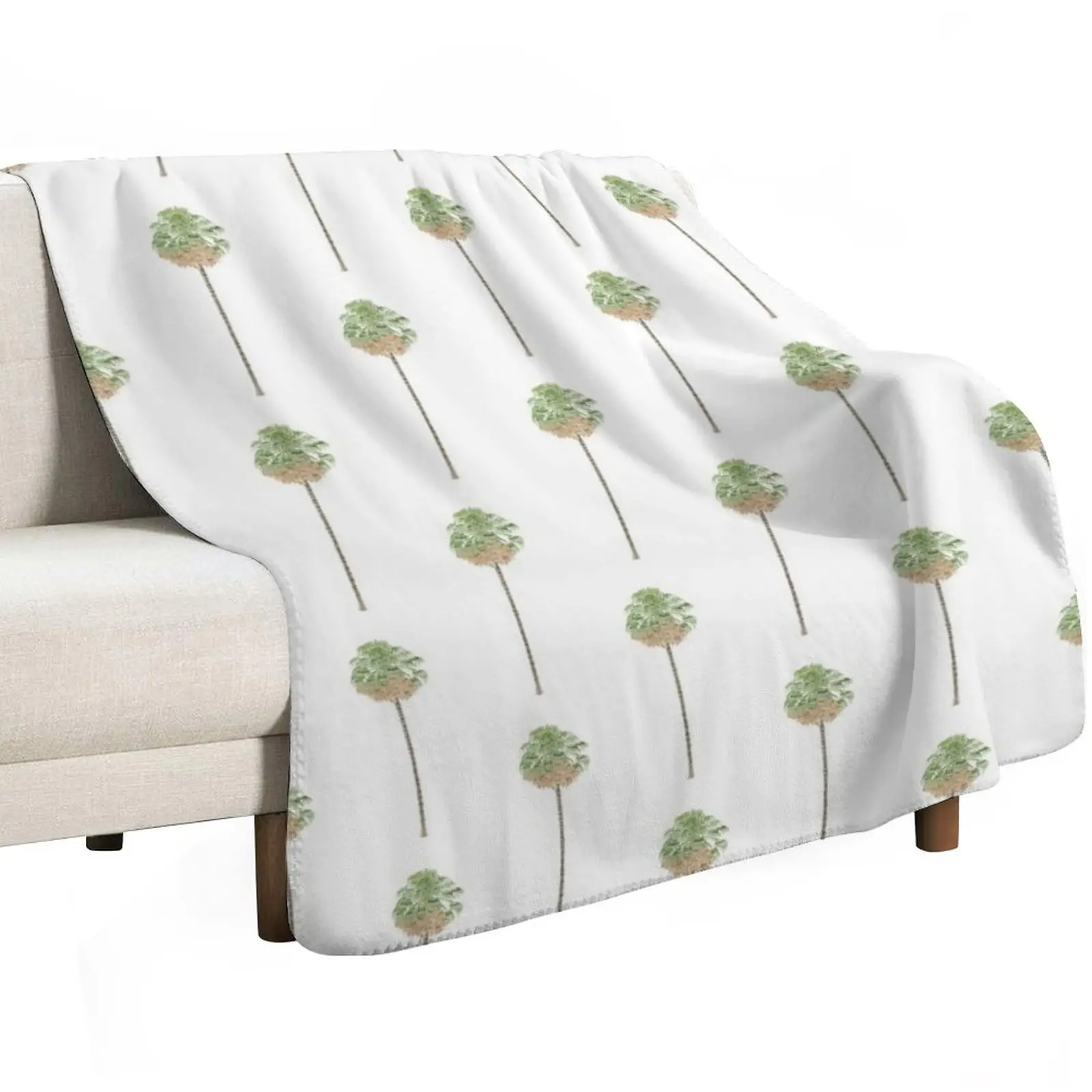 Australian Cabbage tree palm Throw Blanket Luxury Plush Custom Shaggy Single funny gift Blankets