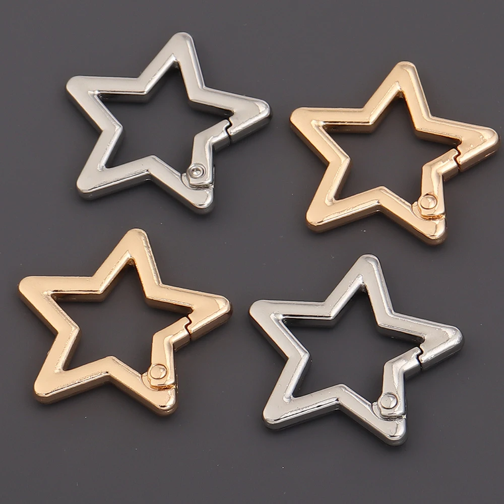 5pcs/lot Alloy Hollow Star Sha - Jewelry Making Chain 评论和价格