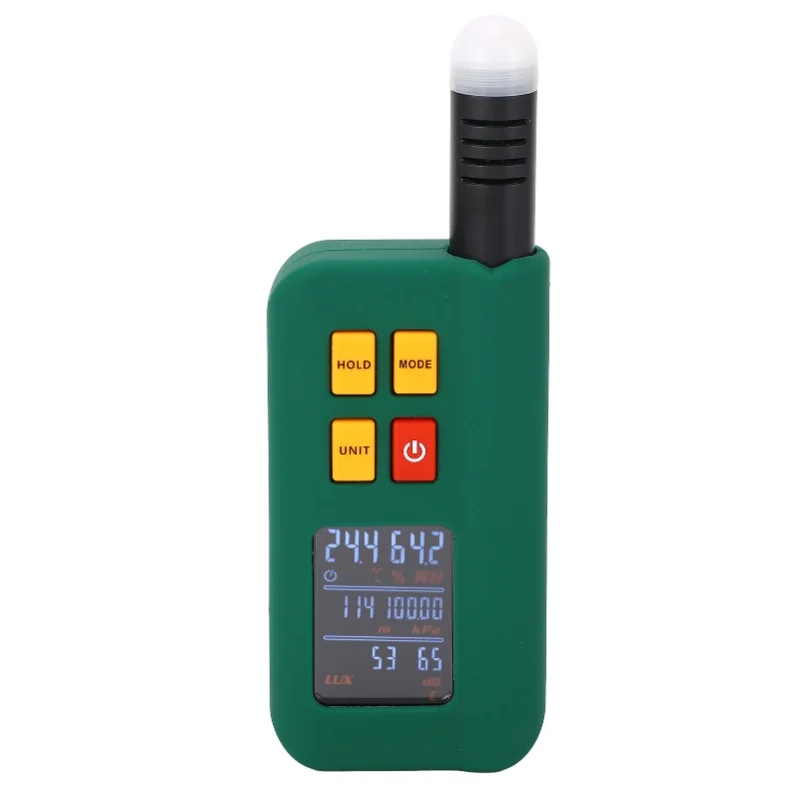 Environment Tester Temperature Humidity LX Height Air Pressure Noise Detector For Library Outdoor Workshop DC 5V
