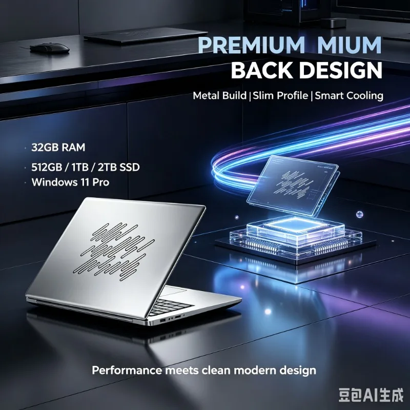 14.1IN New I9-9900 Slim Metal Build Laptop 32GB RAM 2TB SSD Windows 11 Smart Cooling Premium Portable Notebook for Office Study