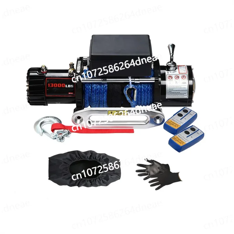 

13000LB/5897kg Car RV Off-Road Vehicle Jeep Winch Nylon Rope Car Electric Winch
