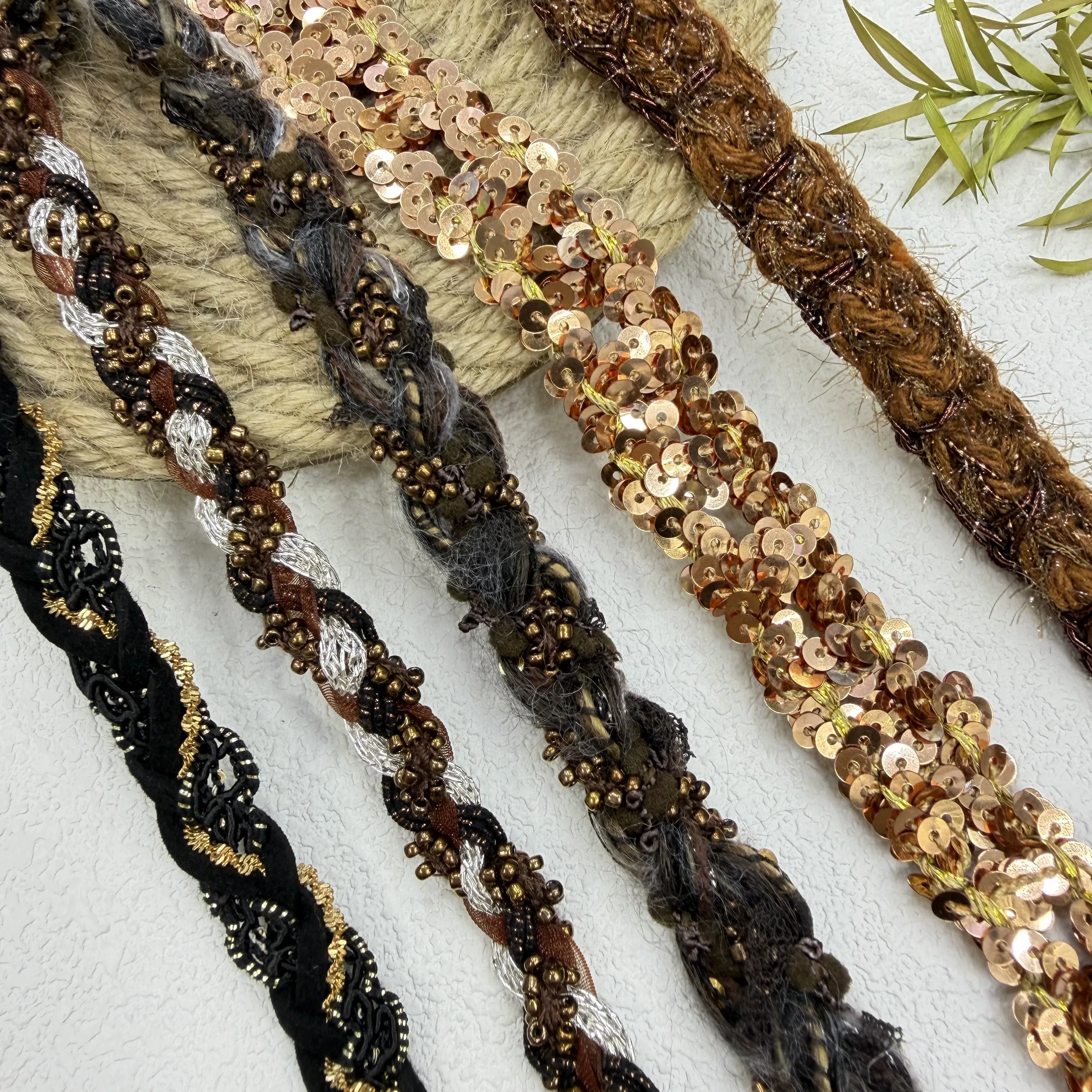 3yard Rice bead Sequin Lace Tr - Textile And Sewing Supply ulasan dan harga