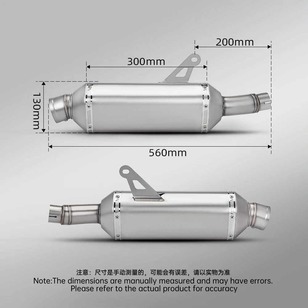 

FOR CFMOTO 450MT 450SR 450NK Motorcycle Integrated Mid-Tail Exhaust Pipe