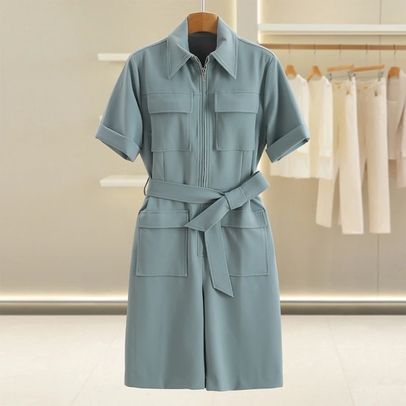 Casual Koreaanse Sle Een Stuk Broek vrouwen Hoge Taille Dstring ort Sve Turkse Herfst Faion plus Size Jumpsuits