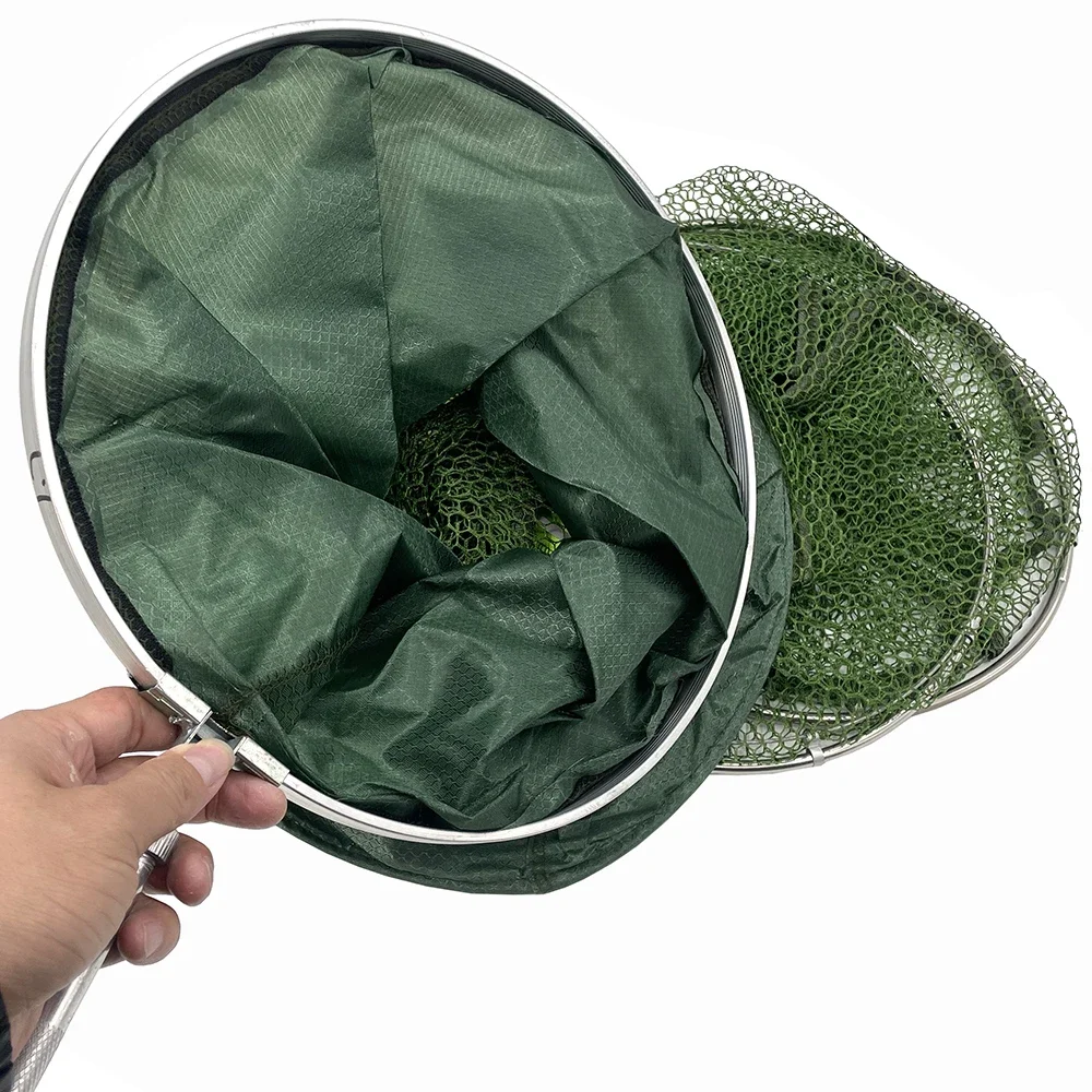 Klappbares Fischernetz, 1,7 m, 2 m, 2,5 m, 3 m, Garnelen-Fischfalle, Karpfen, großer Creel-Feeder, Krabbenfänger, Surfcasting-Zubehör, Gussnetzwerk – Detail 13