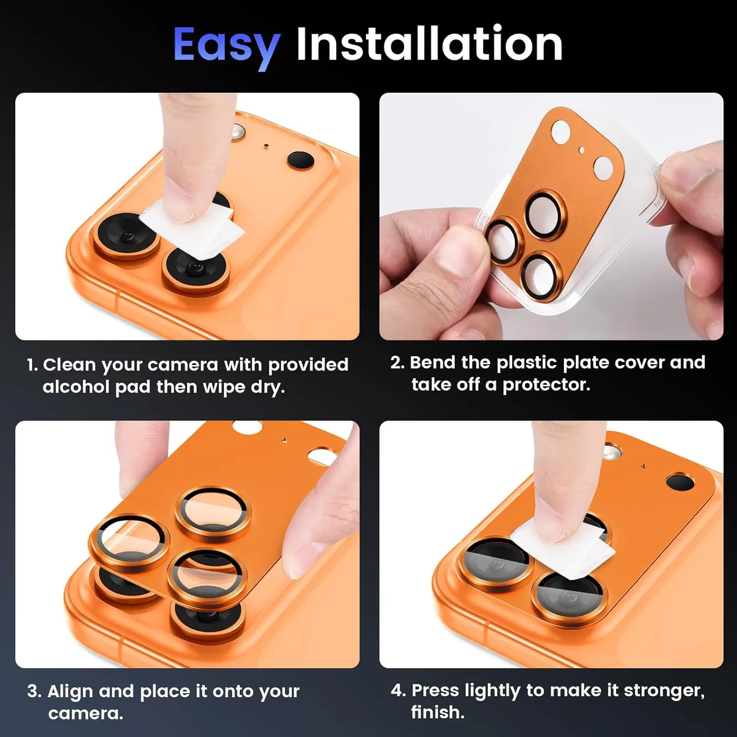 Für iPhone 17 Pro/17 Pro Max Kamera Objektiv Schutz Metall Aluminium Legierung Gehärtetes Glas Abdeckung Kamera Screen Protector Zubehör