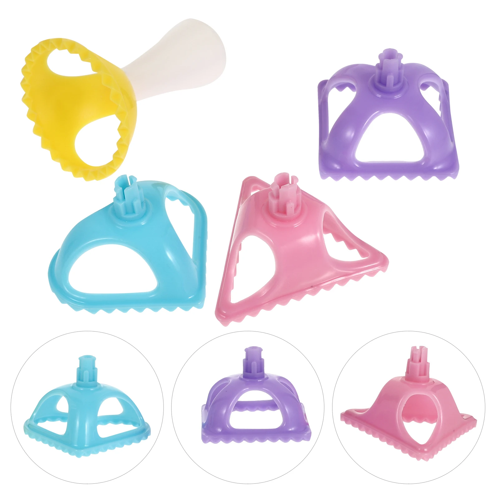 

4pcs Dumpling Turnover Mold Plastic Kitchen Utensils Set For Gyoza Calzone Empanada Dough Press Tool Baking Cooking Accessory