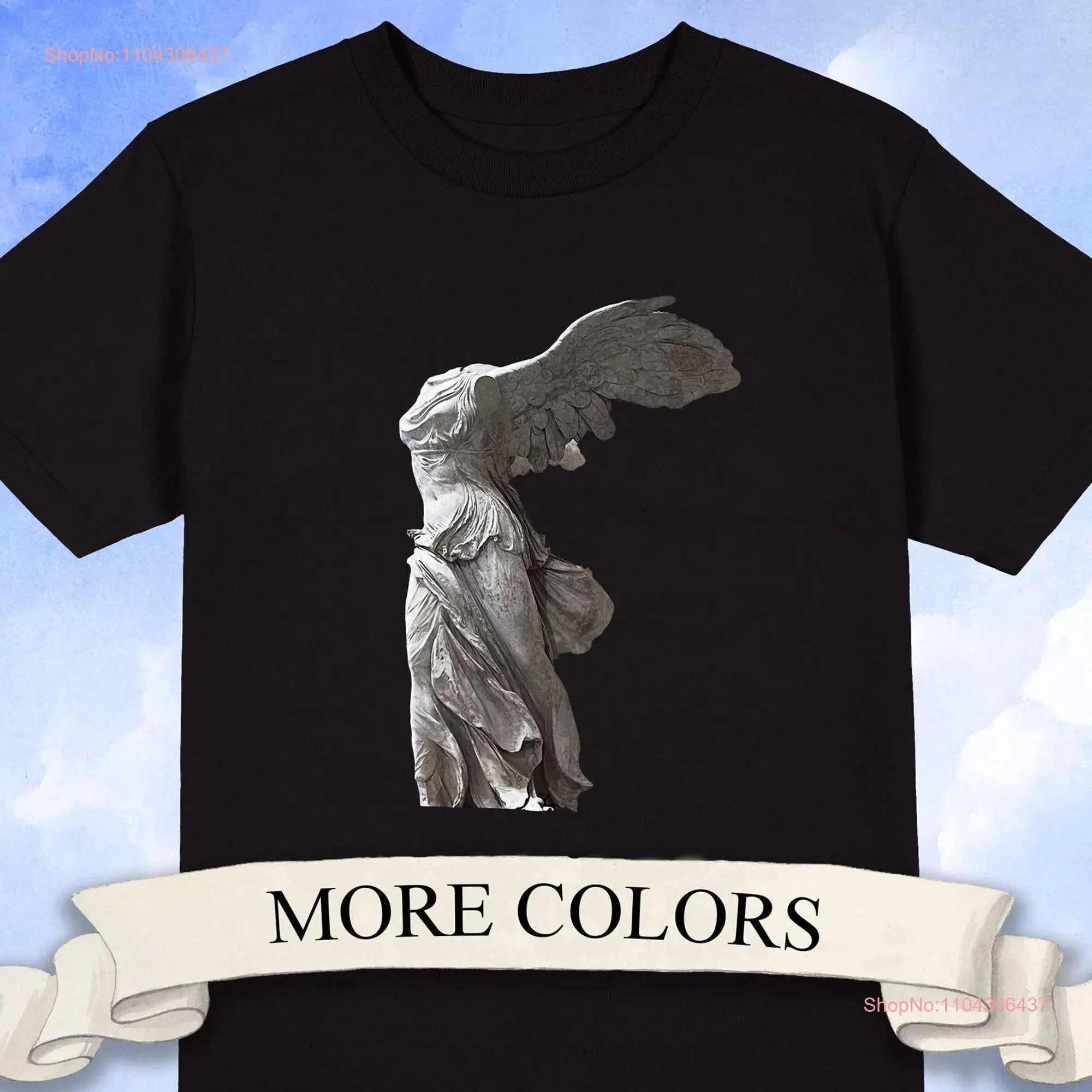 Winged Victory of Samothrace t shirt Aesthetic long or short sleeves