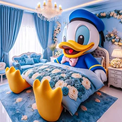 5D DIY Cartoon Animal Diamond Painting Kit Donald Duck Cross Embroidery House Rose Blossom Handmade Diamond Mosaic Art Gift