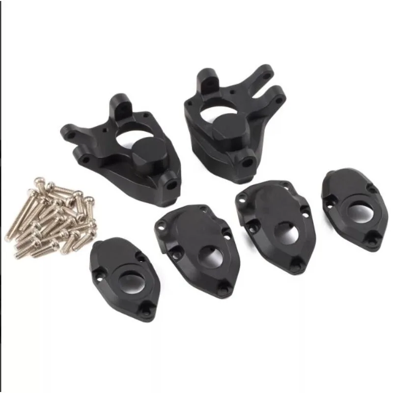 For1:10VP VS4‑10 Phoenix F10 Portal Aluminum Knuckle Gear Cover Hex Coupler,CNC Silver Black Option RC Crawler Upgrade Mod Parts