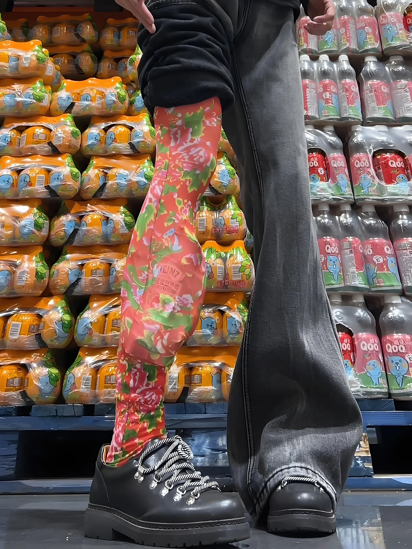 

Мужские джинсы Bla Lightning Pattern: осенне-зимние, американские, зауженные, с широкими штанинами, расклешенные, молодежные, модные