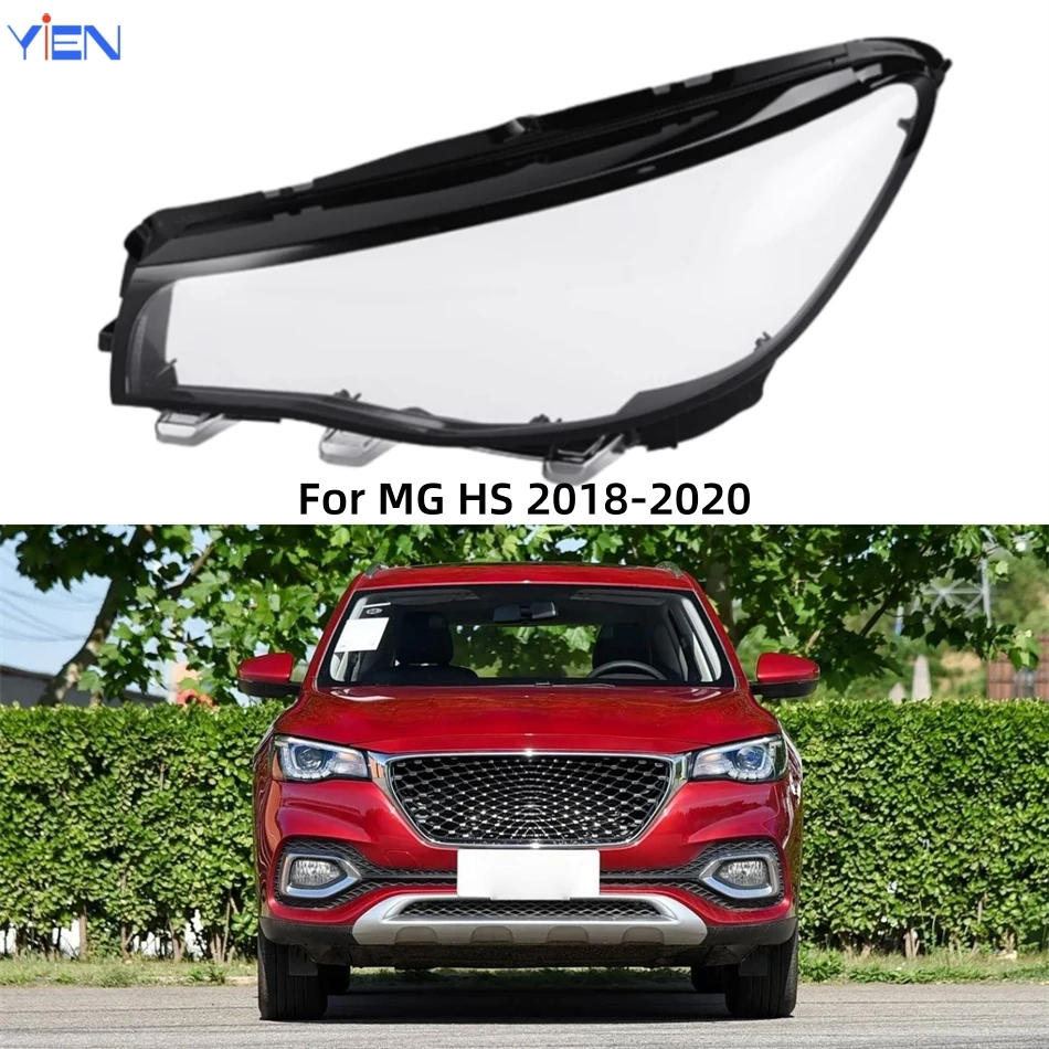 For MG HS 2018 2019 2020 Car Interior Replacement Parts Lampshade Cover Headlamp Car Front Headlight Lens Cover Lights Shell