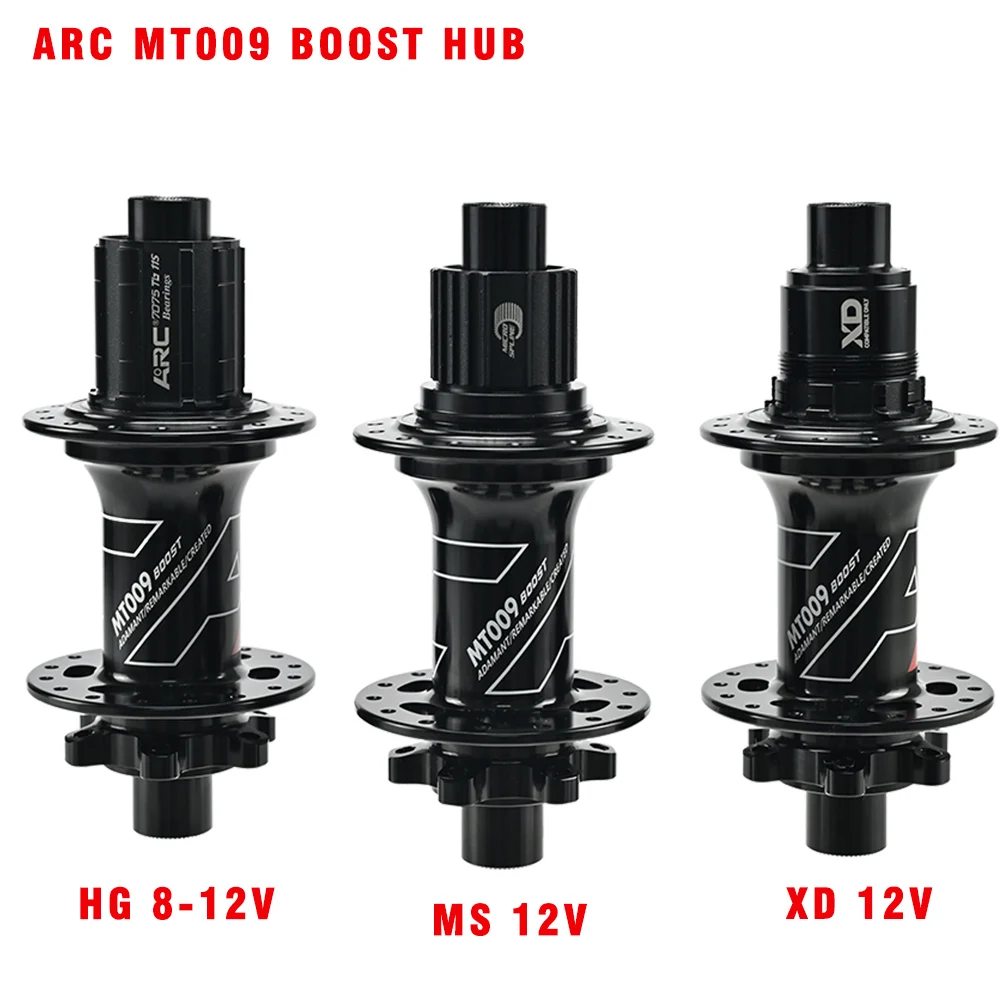 ARC 009 Boost Hub 15x110 12x148 10x141 MTB Boost Hub 32 agujeros Cube Micro Spline / Sram XD 12 Speed Cycle Wheel Rim Hub con HG