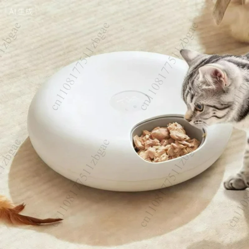 Smart LED Automatic Timing Pet Feeder Environment‑Friendly Dispenser Support 6‑Meal Feeding for Pets