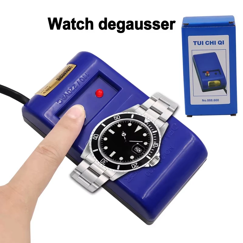 Watch Demagnetizer Mechanical Quartz Watch Repair Tool Electrical Professional Demagnetize Tool for Watchmaker EU US Plug