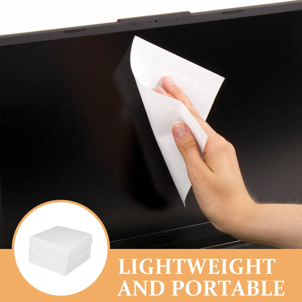

1200pcs Dust Free Paper Wipes 4x4 Inch 56g Lint Free Cleaning Wipes For Lens Screen Keyboard Glasses Camera Phone Home Use